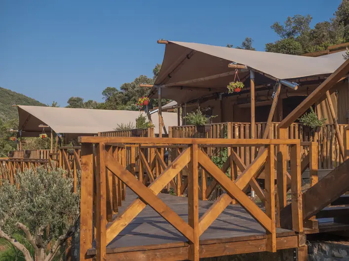 Sea Glamping campsite, Kotor Bay, Montenegro
